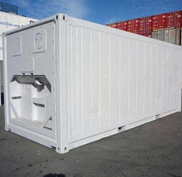 Insulated 20ft container used as a dry goods store